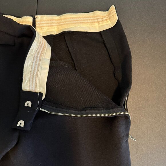Vintage 50s Sears & Roebuck Women's Black Nylon Ski Pants Stirrup Pants, XXS - Picture 6 of 13